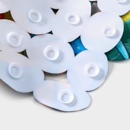 Коврик противоскользящий в ванну на присосках Доляна «Яркие рыбы», 35×68 см