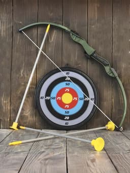 Лук «Меткий стрелок», с мишенью и стрелами на присосках