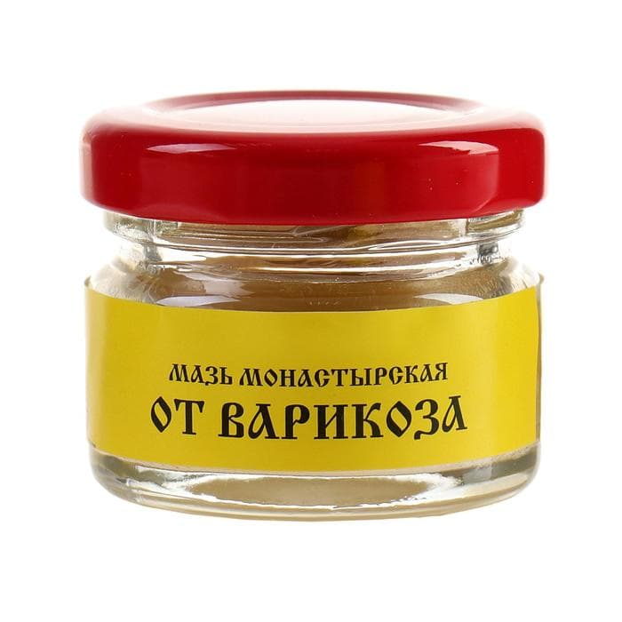 Мазь «Монастырская От варикоза», 25 мл, «Бизорюк»