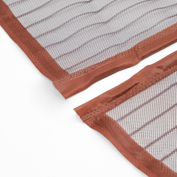 Сетка москитная для дверей, 90×210 см, на магнитах, коричневая