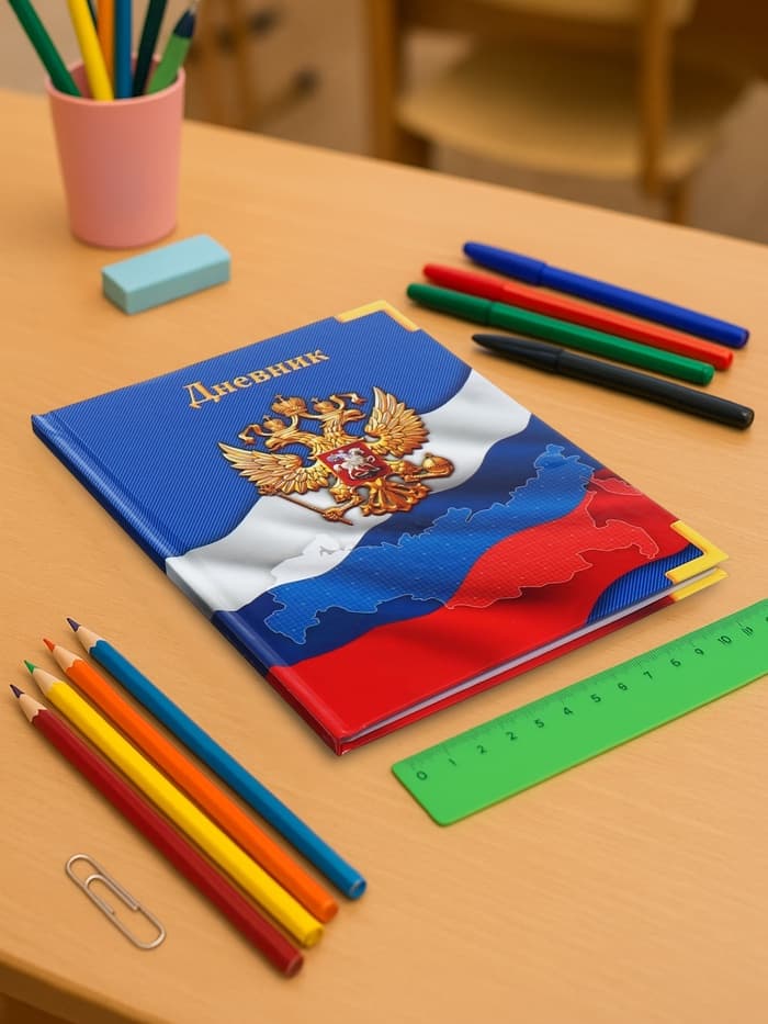 Дневник универсальный для 1-11 классов, «Символика-», твердая обложка 7БЦ, глянцевая ламинация, 40 листов