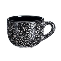 Кружка Борисовская керамика «Мрамор», 500 мл, 12×7.5 см, чёрная