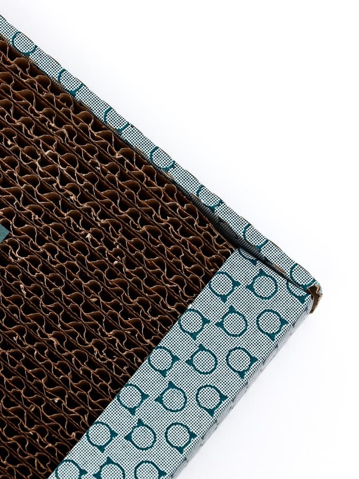 Домашняя когтеточка-лежанка для кошек, 56×30 см, гофрокартон