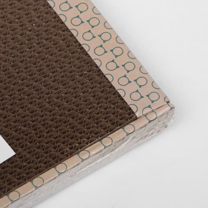 Домашняя когтеточка-лежанка для кошек, 56×30 см, гофрокартон