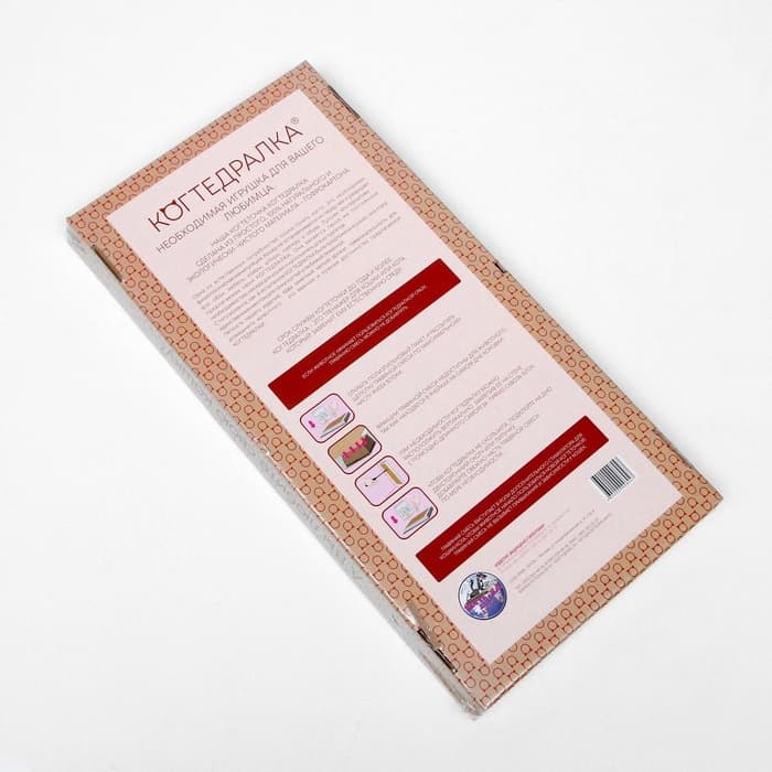 Домашняя когтеточка-лежанка для кошек, 50×24 см, гофрокартон