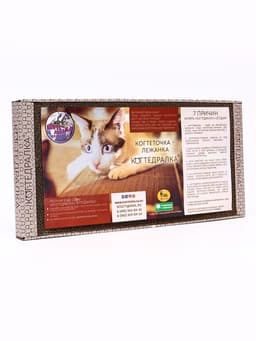 Домашняя когтеточка-лежанка для кошек, 50×24 см, гофрокартон