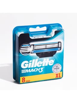 Сменные кассеты Gillette Mach3, 3 лезвия, 8 шт.