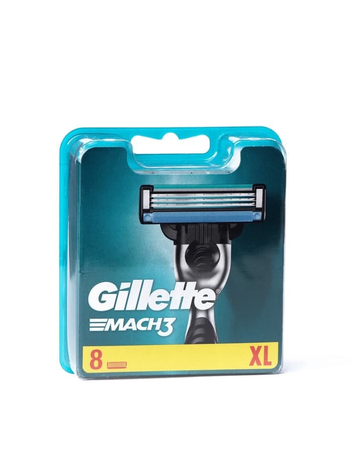 Сменные кассеты Gillette Mach3, 3 лезвия, 8 шт.