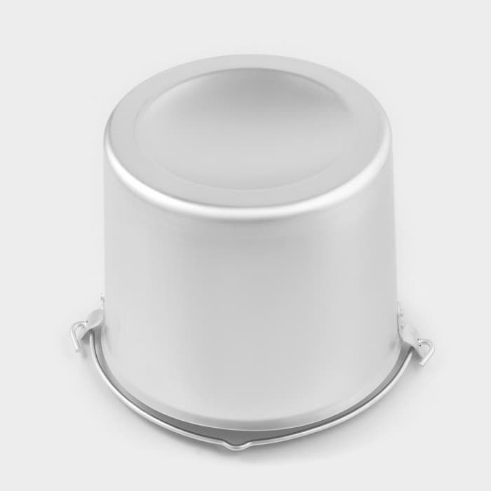 Ведро с крышкой, 10 л, h=21.5 см, d=26 см, алюминий