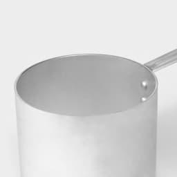 Ковш алюминиевый, 500 мл, металлическая ручка, металлическая крышка