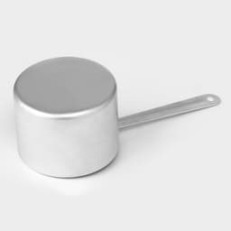 Ковш алюминиевый, 500 мл, металлическая ручка, металлическая крышка