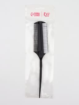 Расчёска для окрашивания, с хвостиком, 23×4 (±1) см, чёрная