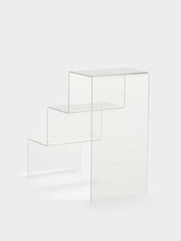 Подставка горка 3 ступеньки, 12×21×21 см, оргстекло 3 мм