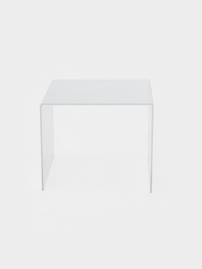 Подставка ступенька одинарная, 12×13×10 см, оргстекло 2 мм