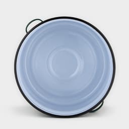 Бак эмалированный, 32 л, d=42.5 см, с крышкой, без декора, зелёный