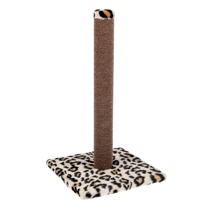 Когтеточка «Столбик» №2, 54×30 см, ковролин, МИКС