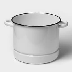 Мантоварка - позница, 9 л, 3 вставки, эмалированная, цилиндрическая, белая