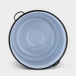 Бак эмалированный, 40 л, d=42 см, с крышкой, без декора, зелёный