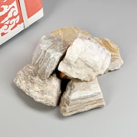 Камни для бани «Кварцит», 20 кг, колотые, фракция 7-12 см