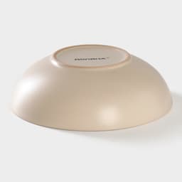 Тарелка глубокая Доляна «Пастель», 700 мл, d=18 см, керамика, крем-брюле