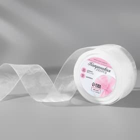 Лента капроновая, 40 мм, 20±1 м, белая, №1