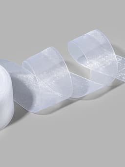 Лента капроновая, 40 мм, 20±1 м, белая, №1