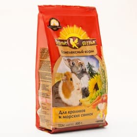 Корм «Верные друзья» для кроликов и морских свинок, 500 г