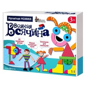 Магнитная мозаика Десятое Королевство «Всякая всячина», 84 элемента