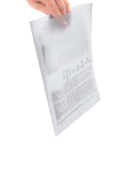 Карман-протектор для рамы, формат А4, пластиковый антибликовый