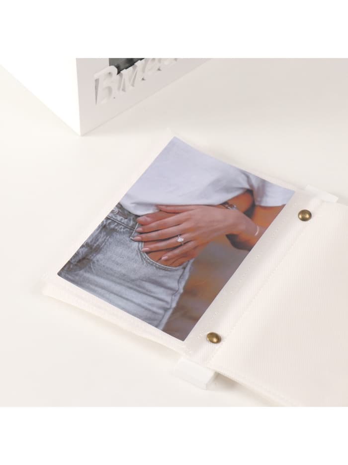 Фотоархив на 96 фото «Семья», белого цвета, 20×15×12 см