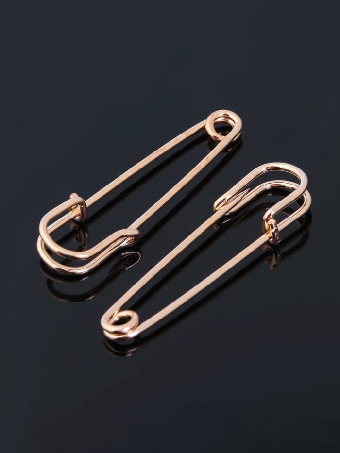 Булавка 4.5×1.2 см (набор 5 шт.), СМ-208-3, цвет золото