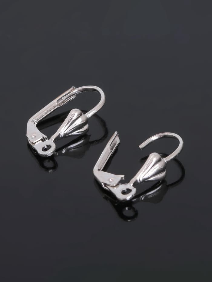 Швензы для сережек с французской застёжкой, 18 мм (набор 5 пар), цвет серебро