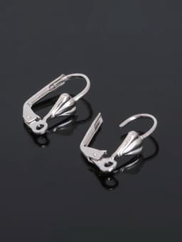 Швензы для сережек с французской застёжкой, 18 мм (набор 5 пар), цвет серебро