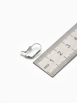 Швензы для сережек с французской застёжкой, 18 мм (набор 5 пар), цвет серебро