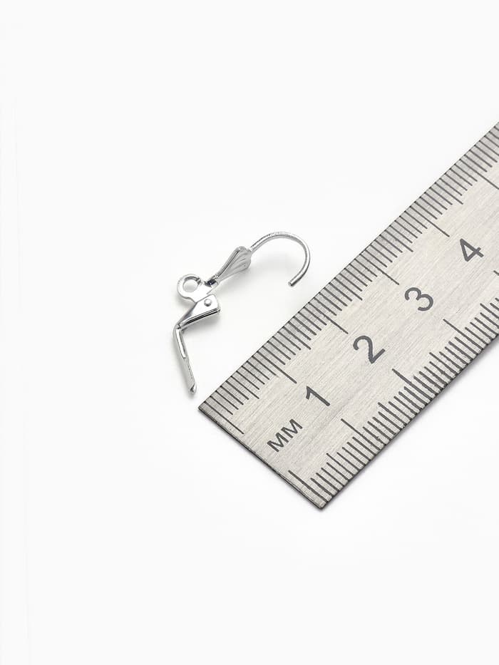 Швензы для сережек с французской застёжкой, 18 мм (набор 5 пар), цвет серебро