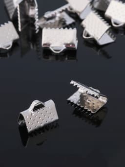 Зажим для ленты, (набор 20 шт.), цвет серебро, 10 мм, СМ-339