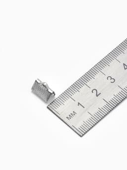 Зажим для ленты, (набор 20 шт.), цвет серебро, 10 мм, СМ-339