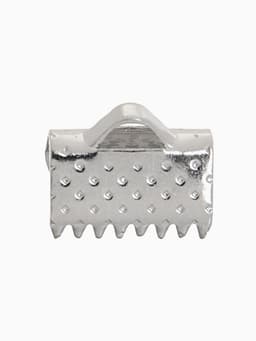 Зажим для ленты, (набор 20 шт.), цвет серебро, 10 мм, СМ-339