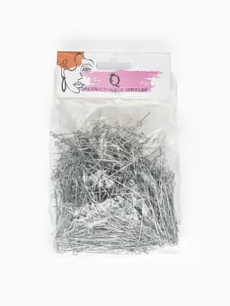 Штифт с петлёй СМ-1087, 4 см, упаковка 100 г, цвет серебро