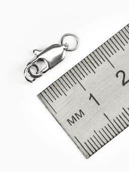 Замок карабин СМ-562-8, 5 шт. 14 мм, цвет серебро