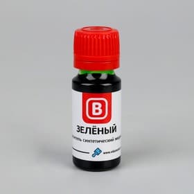 Краситель синтетический, жидкий, 15 г, зелёный