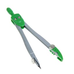 Циркуль металлический Calligrata, 115 мм, с защитным колпачком на иголке, в ПВХ