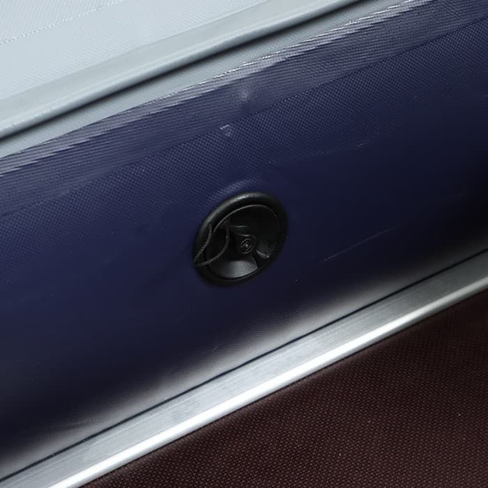 Лодка YUGANA 3200 СК, слань+киль, цвет серый/синий