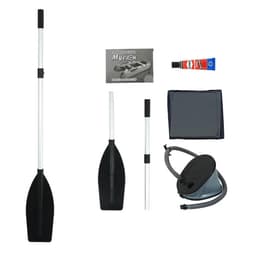 Лодка YUGANA 3200 СК, слань+киль, цвет серый/синий