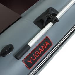 Лодка YUGANA 3200 СК, слань+киль, цвет серый/синий