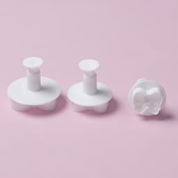 Плунжеры кондитерские Доляна «Бантик», набор 3 шт., пластик, МИКС