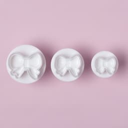 Плунжеры кондитерские Доляна «Бантик», набор 3 шт., пластик, МИКС