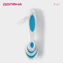 Набор мерных ложек Доляна «Тепло», 6 шт.: 0.62/1.25/2.5/5/7.4/15 мл, красный, белый