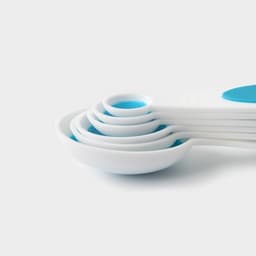 Набор мерных ложек Доляна «Тепло», 6 шт.: 0.62/1.25/2.5/5/7.4/15 мл, красный, белый