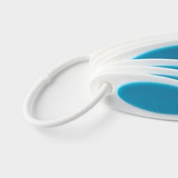 Набор мерных ложек Доляна «Тепло», 6 шт.: 0.62/1.25/2.5/5/7.4/15 мл, красный, белый